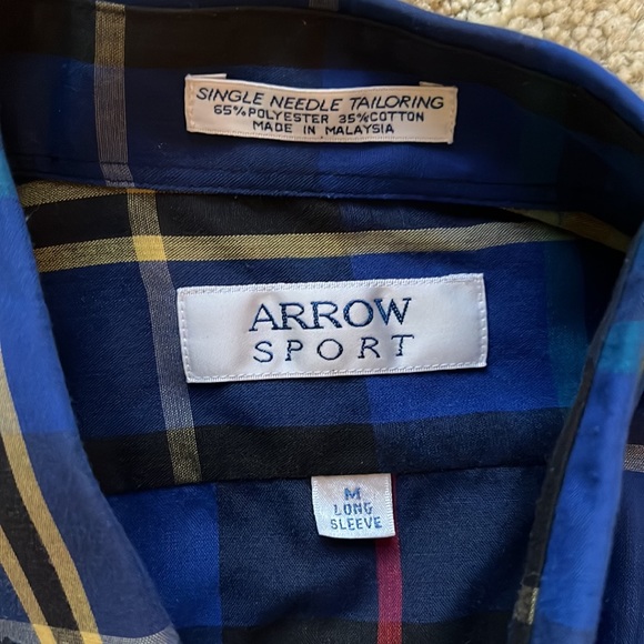 Mens Arrow Long Sleeve Shirt. - Picture 2 of 2